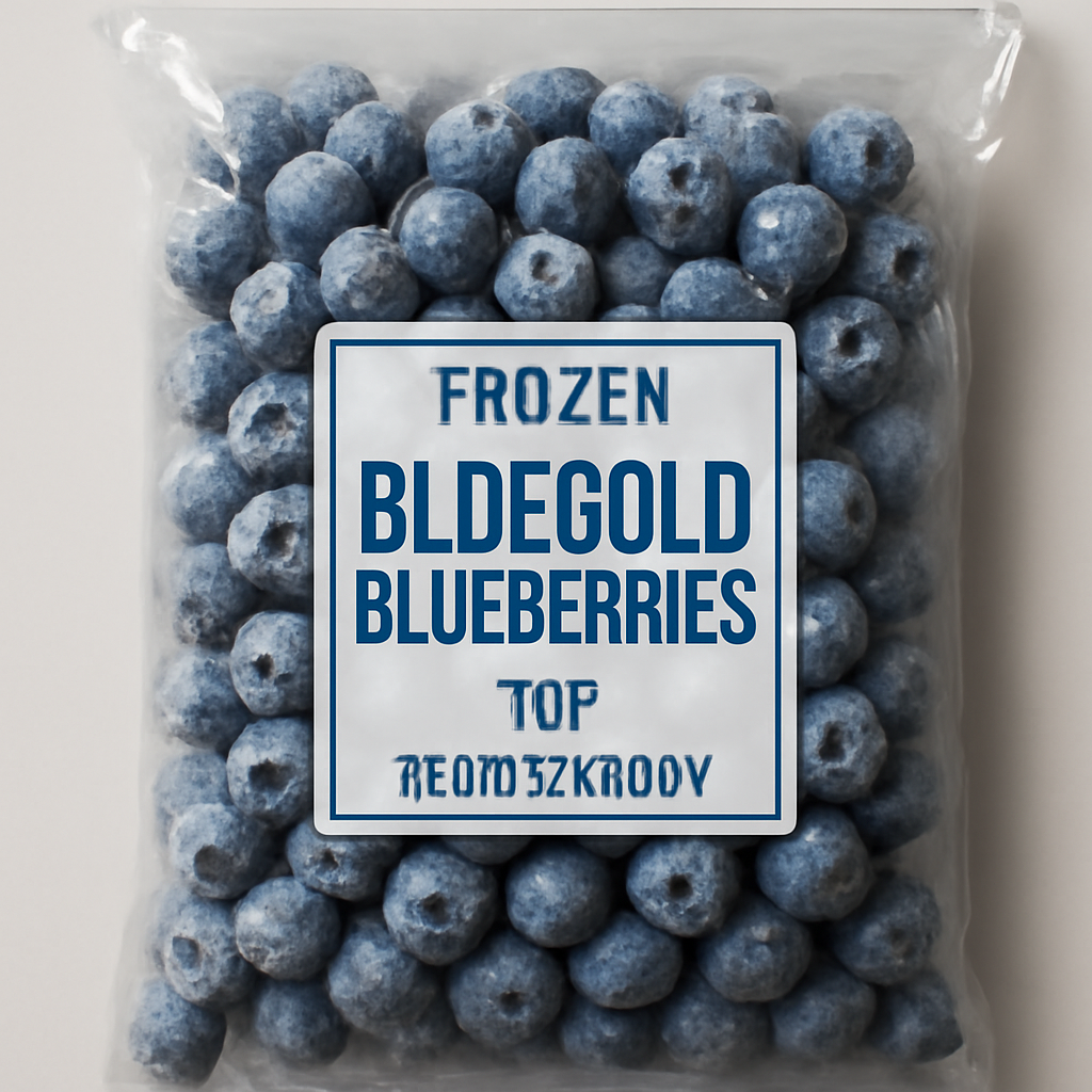 Şok Dondurulmuş Yaban Mersini — Bluegold (İhracat)