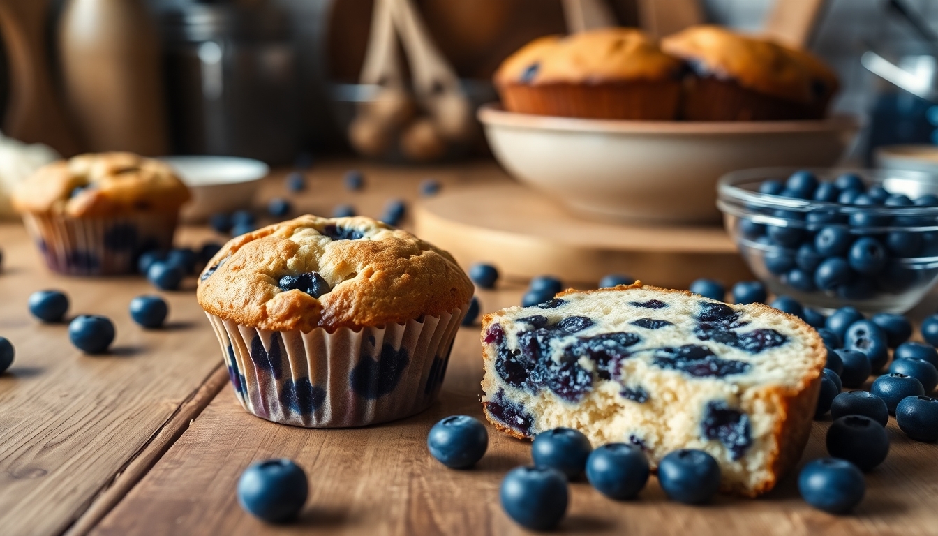 Yaban Mersinli Kek ve Muffinler