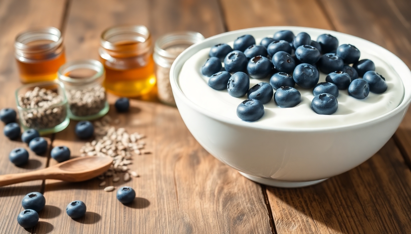 Yaban Mersini ve Yoğurt Kombinasyonları