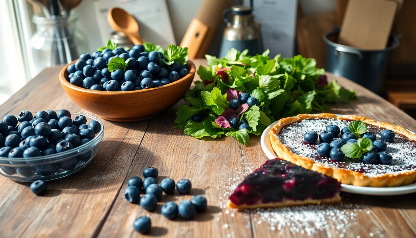 Yaban Mersini Salataları ve Tatlıları