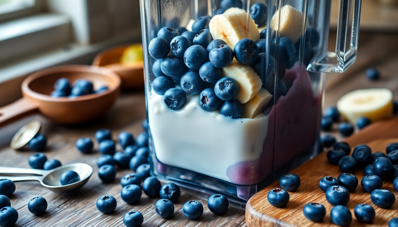 Temel Yaban Mersini Smoothie Tarifi