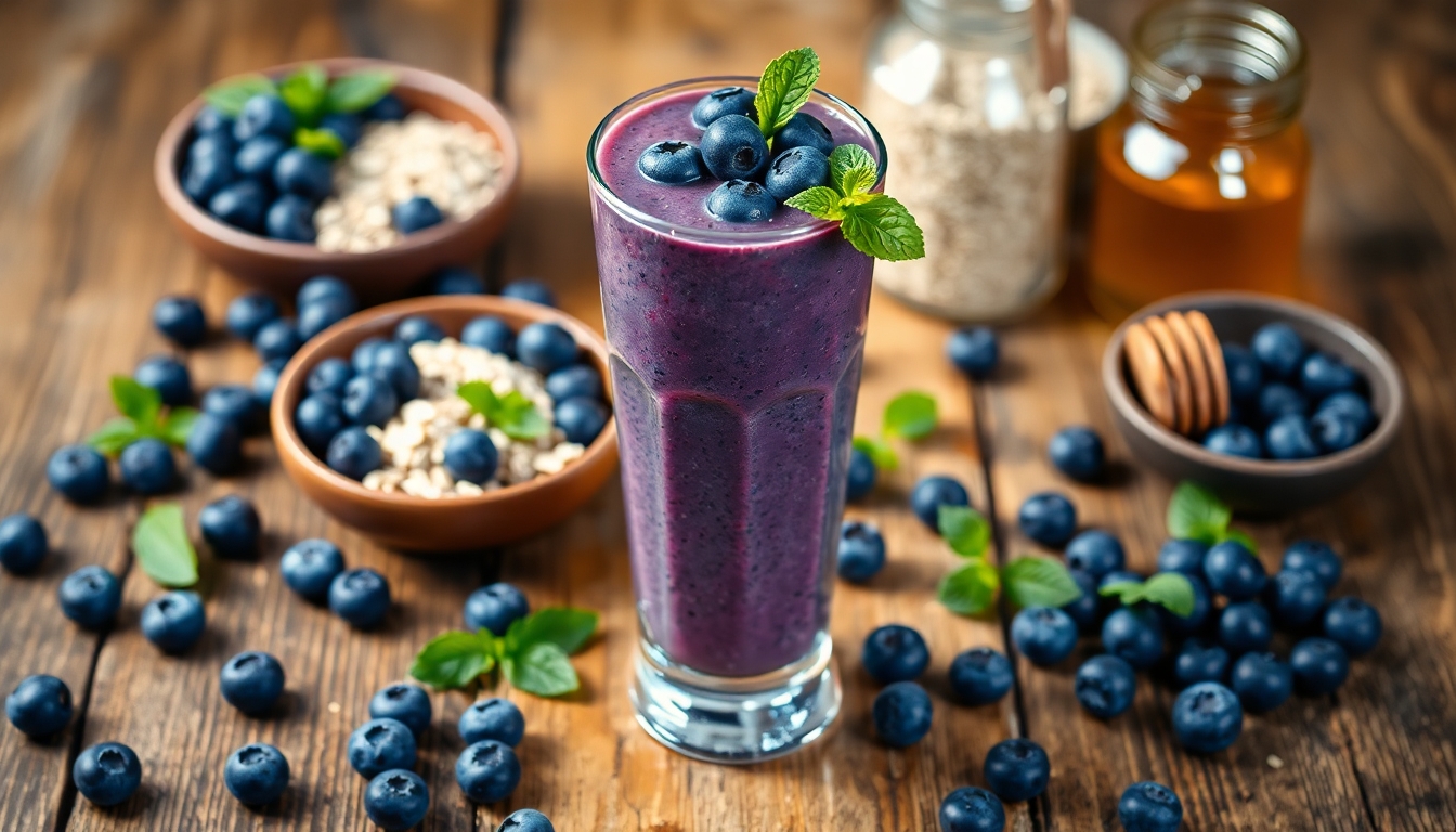 Yaban Mersini Smoothie'nin Sağlığa Faydaları