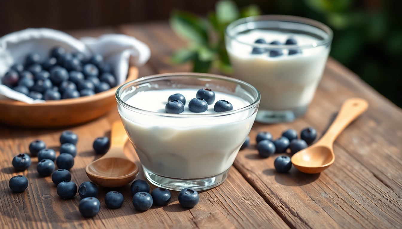 Yoğurt ve Yaban Mersini ile Puding Tarifleri