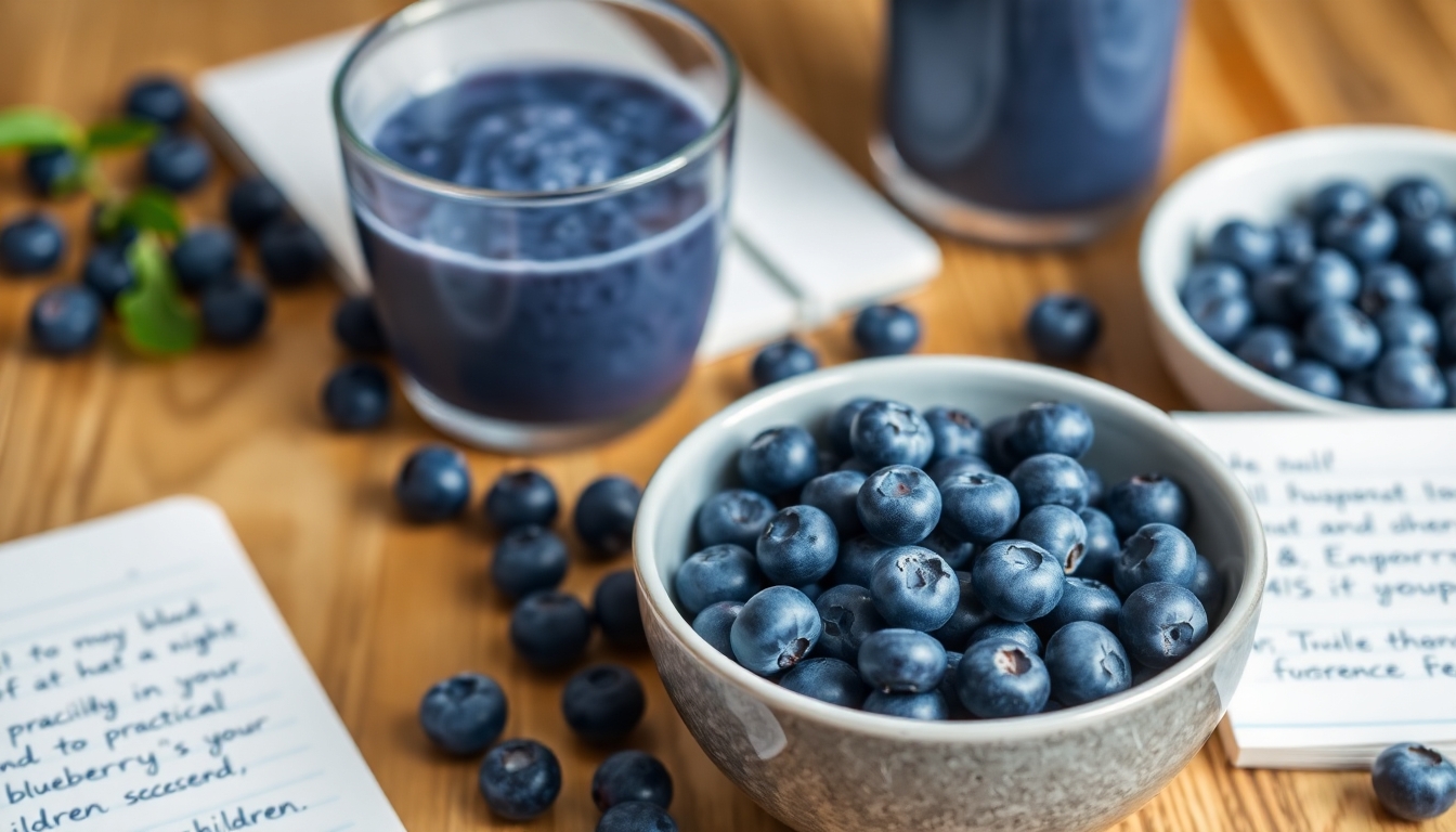 Çocuklarda Yaban Mersini Tüketiminin Pratik Yolları