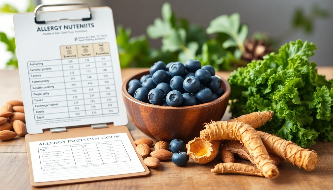 Alternatif Alerji Önleyici Besinler ve Yaban Mersini Karşılaştırması