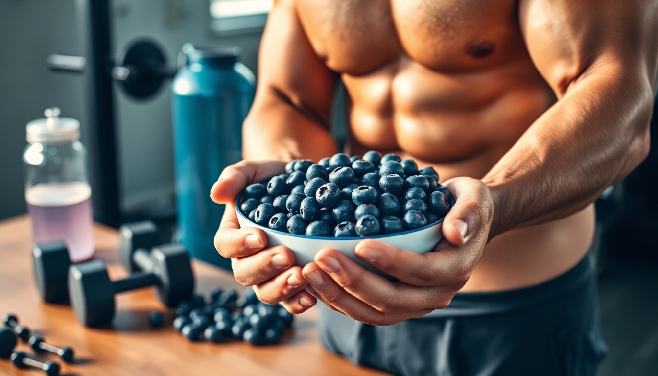 Erkekler Yaban Mersini Tüketerek Daha Fit Kalır 3 Yaban Mersini ve Kas Gelişimi