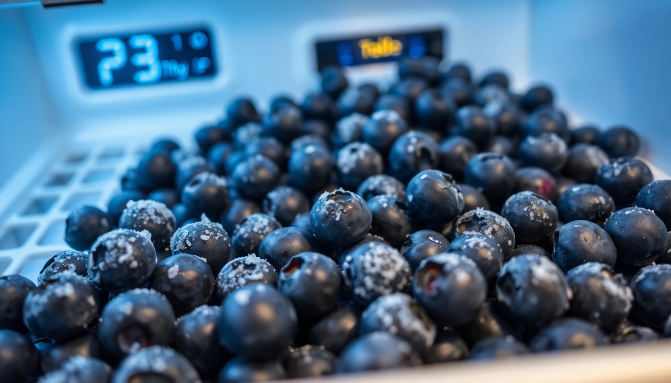 Yaban Mersini ve Dondurucu Kullanımı