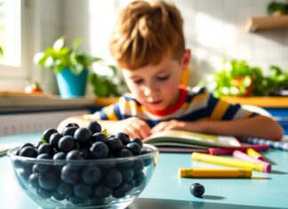 Yaban Mersini Çocuklarda Konsantrasyonu Artırır Yaban Mersini Çocuklarda Konsantrasyonu Artırır