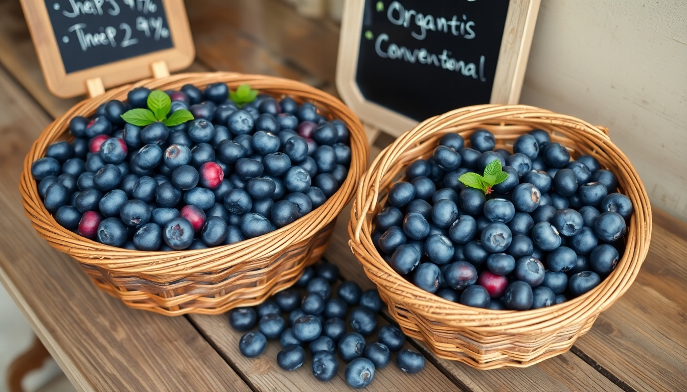 Organik ve Konvansiyonel Yaban Mersini Fiyatları