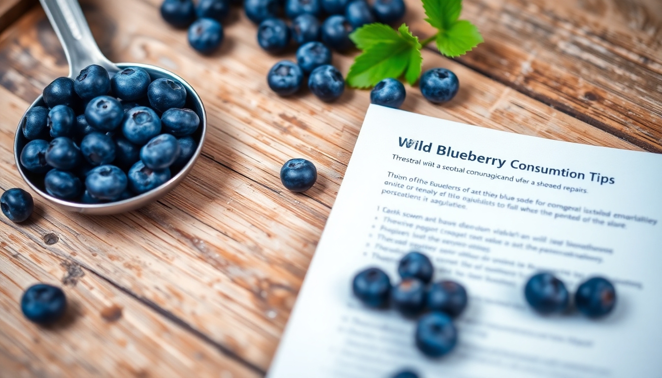 Pratik Kullanım: Yaban Mersini Tüketim Önerileri