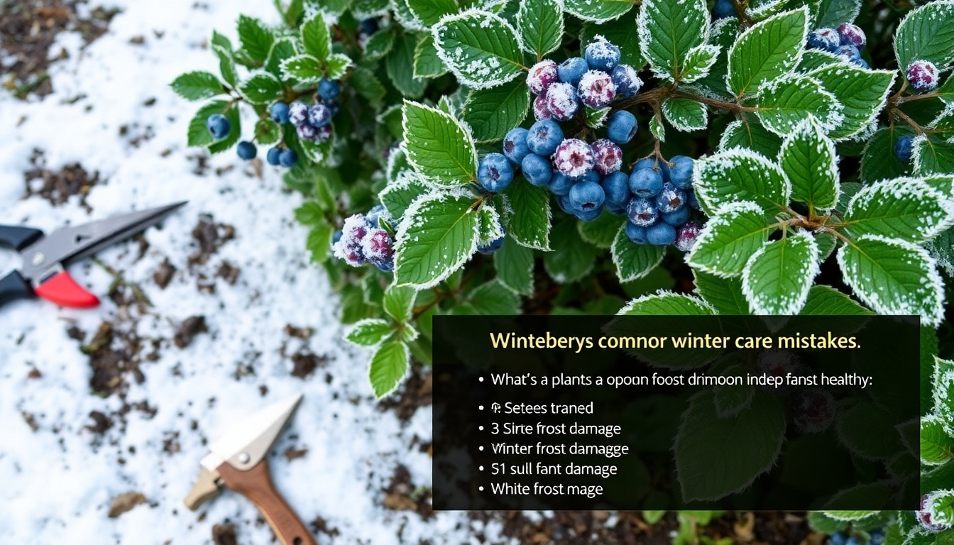 Yaban Mersini Kış Bakımı Nasıl Yapılır? 3 Kış Bakımında Sık Yapılan Hatalar