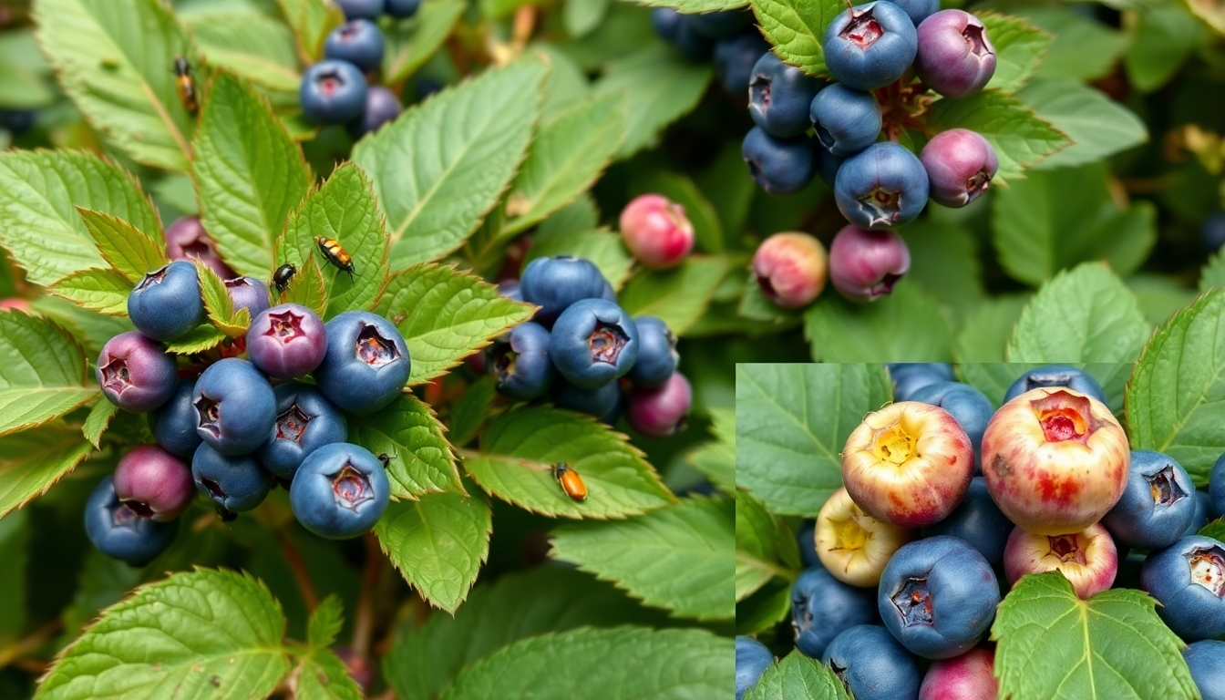Yaban Mersini Lowbush ve Yüksek Boylu Farkı 6 Pest ve Hastalık Yönetimi