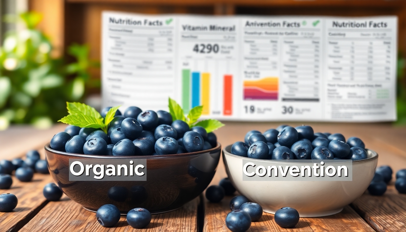 Organik ve Konvansiyonel Yaban Mersini Arasındaki Besin Farkları