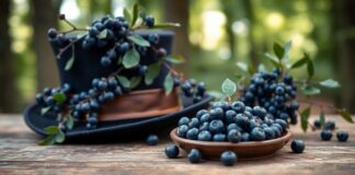 Yaban Mersini Top Hat Süs ve Meyve Çeşidi Yaban Mersini Top Hat Süs ve Meyve Çeşidi