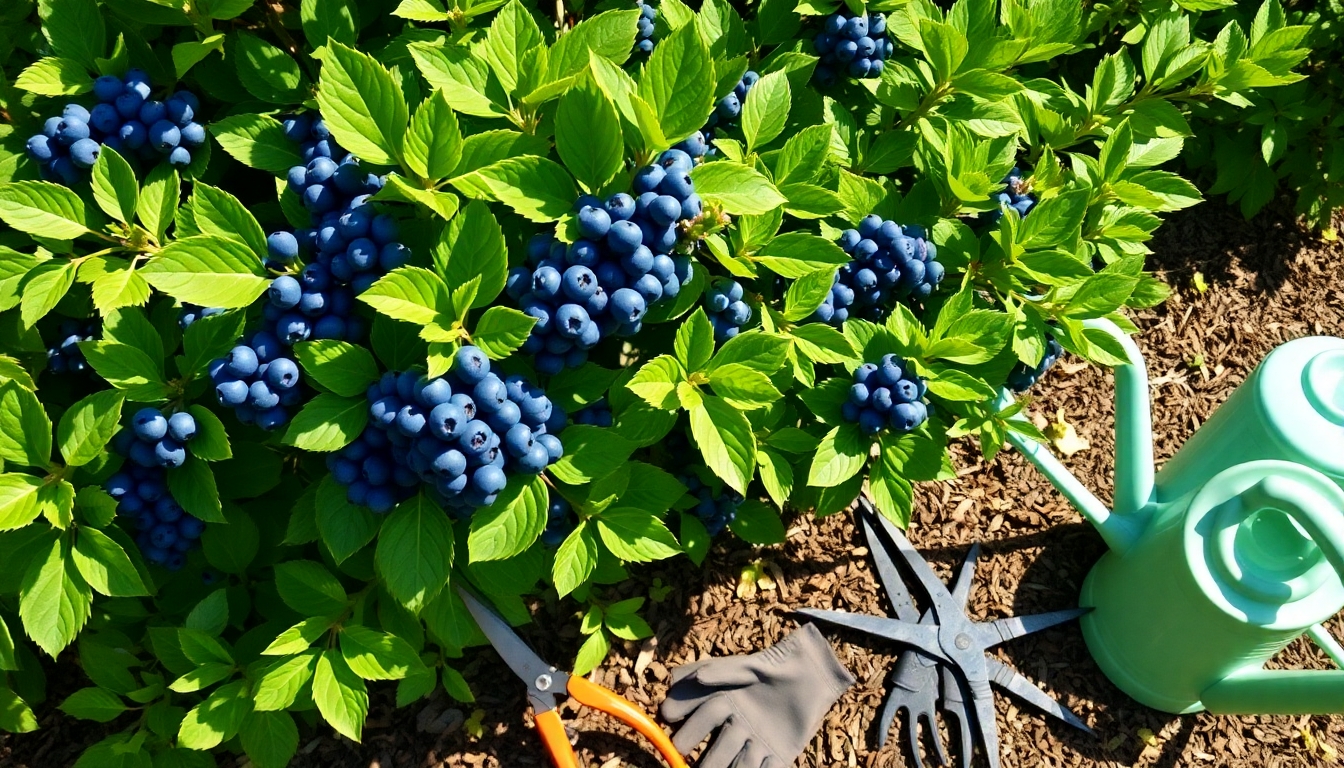 Yaban Mersini Top Hat Süs ve Meyve Çeşidi 5 Budama ve Bakım Teknikleri