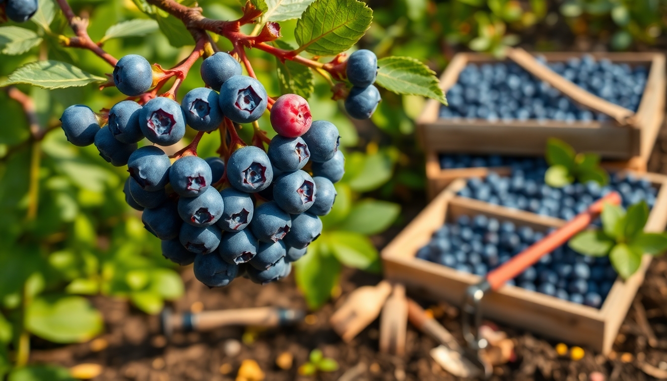 Yaban Mersini Top Hat Süs ve Meyve Çeşidi 7 Hasat Zamanı ve Verimlilik