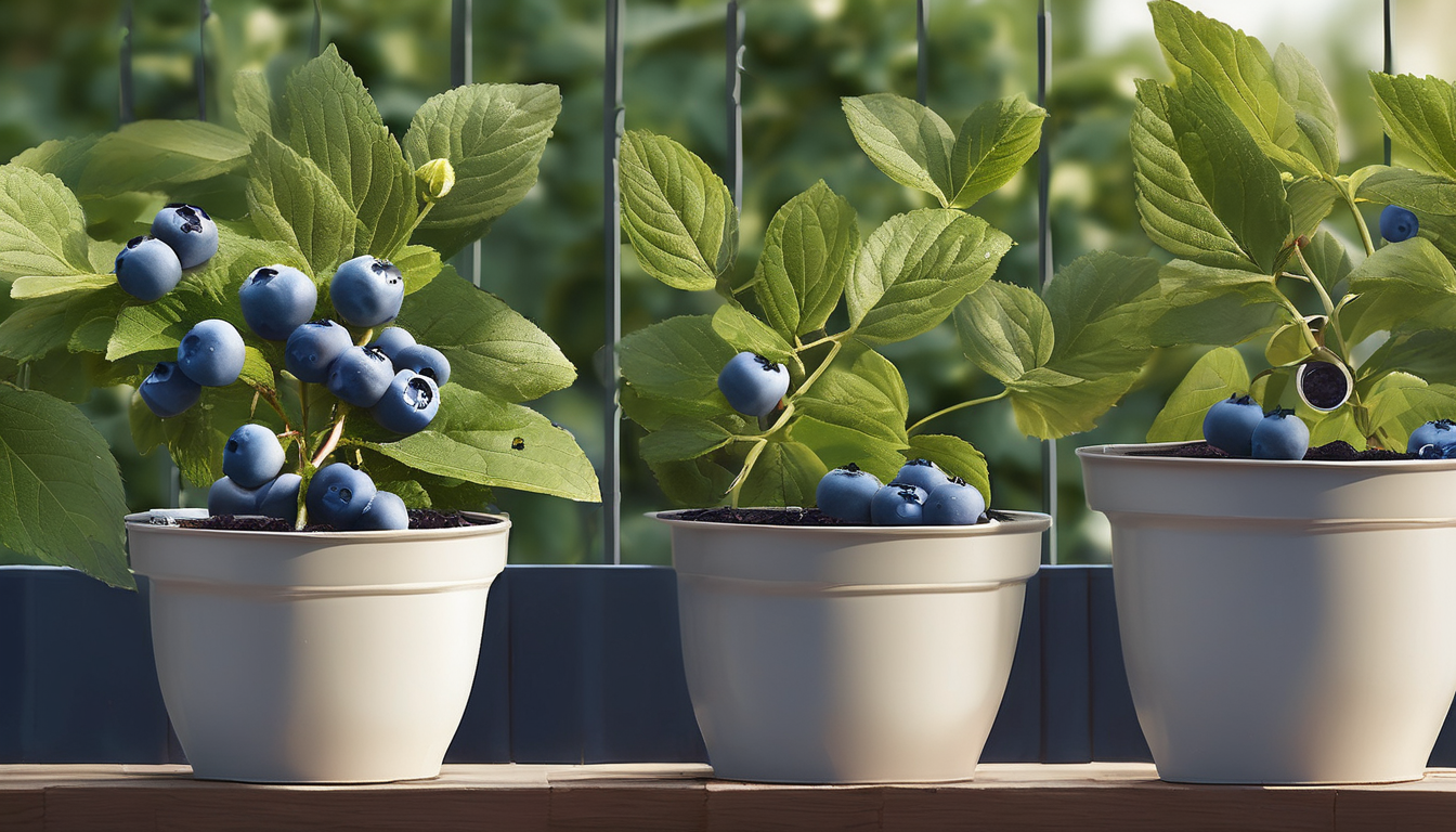 Balkonda Saksıda Yaban Mersini Yetiştirirken Dikkat Edilmesi Gerekenler